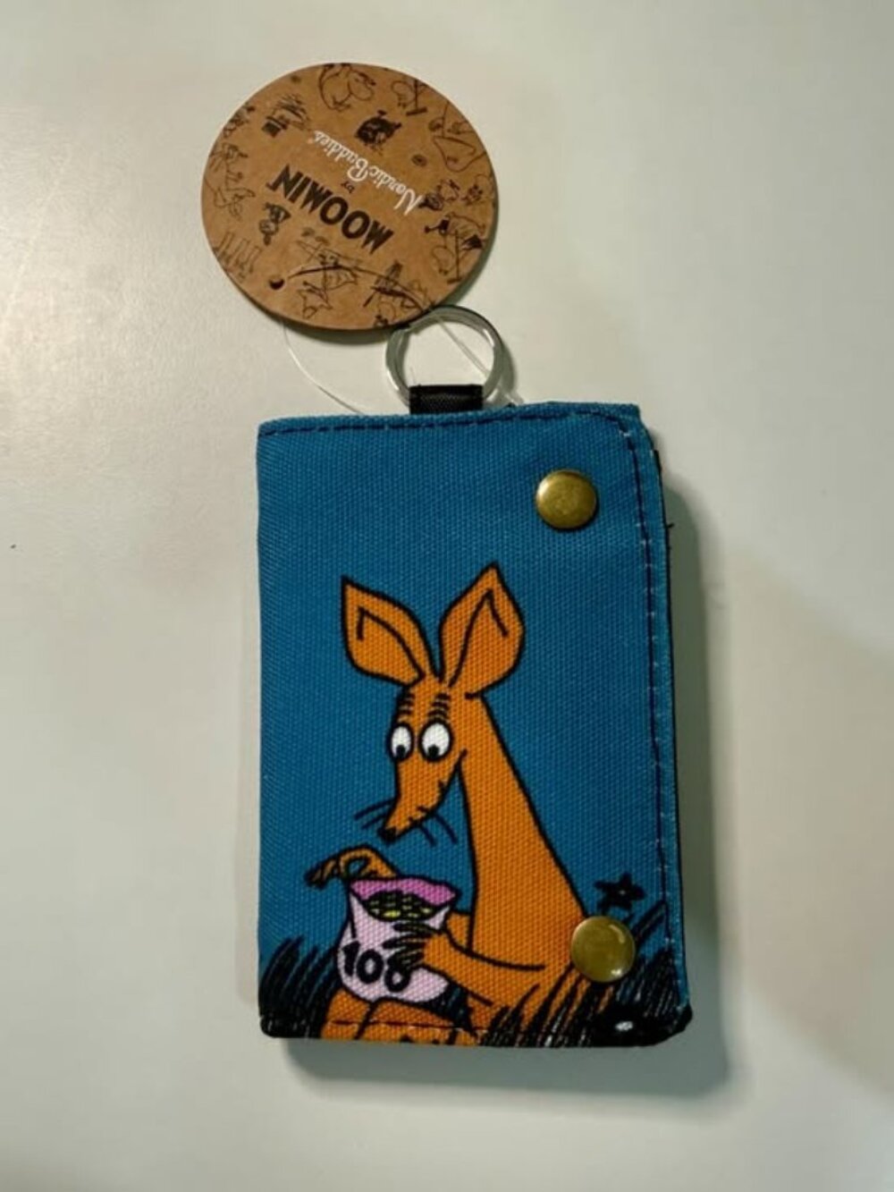 Moomin canvas wallet/card holder.